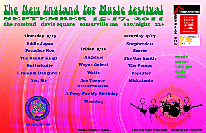 NE PopFest 2011 poster